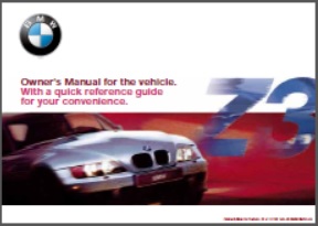 1999 BMW Z3 Owners Manual