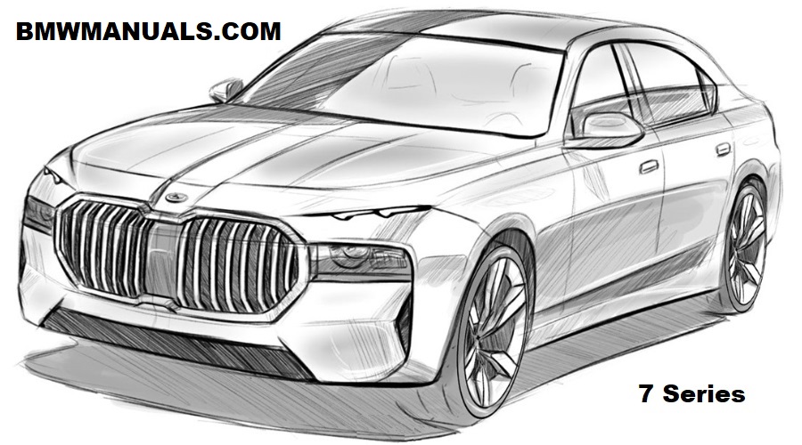 BMW 7 Series Sketch